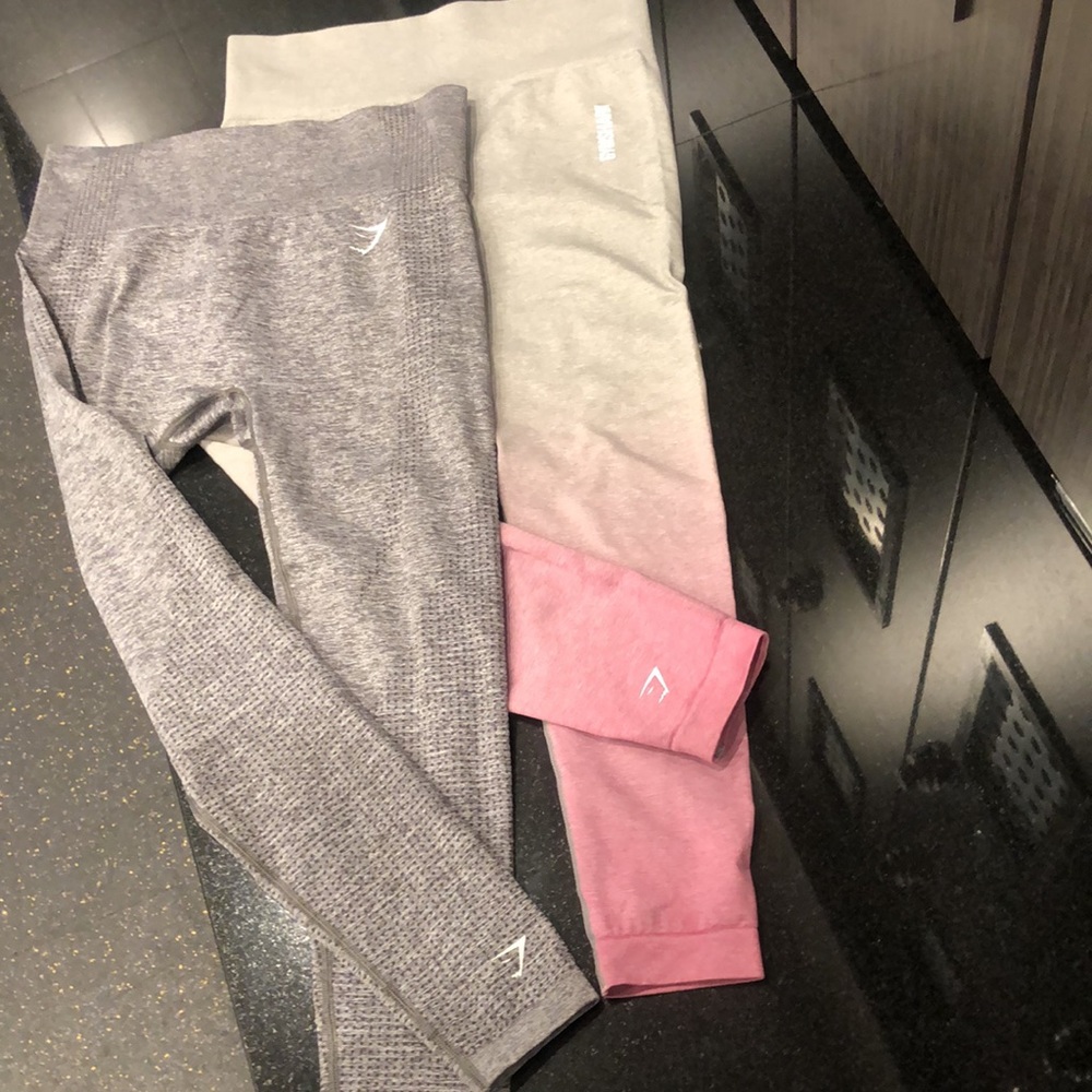 Bundle GYMSHARK leggings. Excellent condition. Worn twice. Medium.